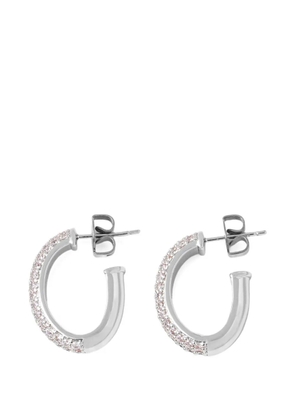 GUESS USA Essenzaembelished hoop earrings - Silver
