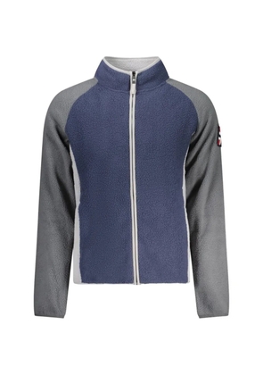 NORWAY 1963 colour-block fleece-texture sweatshirt - Blue