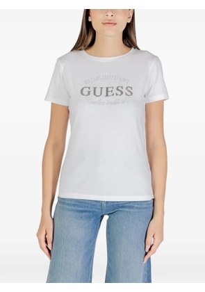 GUESS USA logo-appliqué T-shirt - White