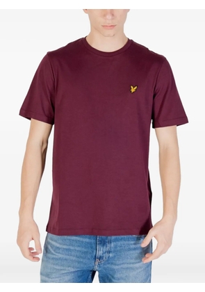 Lyle & Scott logo-patch T-shirt - Red