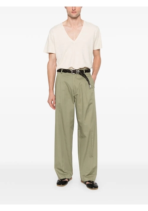 AMARANTO V-neck T-shirt - Neutrals