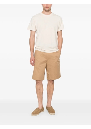 AMARANTO belt-loops shorts - Neutrals