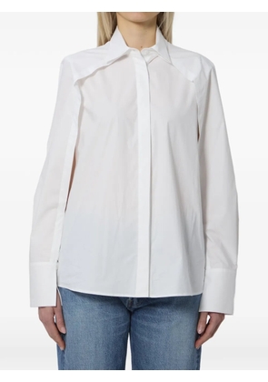 Federica Tosi open-sleeve shirt - White