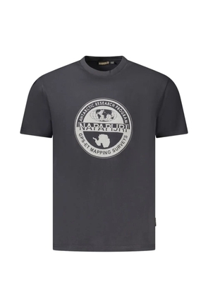 Napapijri graphic-print cotton T-shirt - Grey
