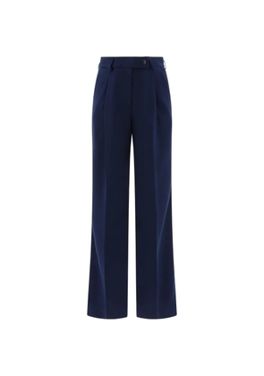 F.It belt-loop buttoned trousers - Blue