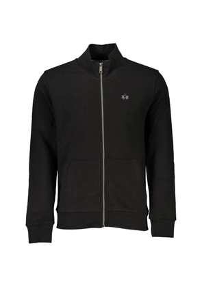 La Martina zip-up high-neck sweatshirt - Black