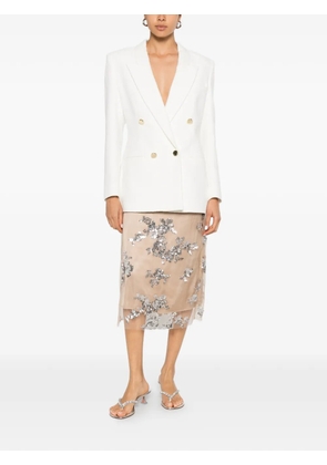 Blumarine double-breasted blazer - Neutrals