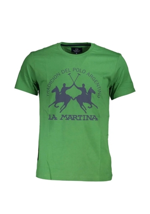 La Martina graphic-print crew-neck T-shirt - Green