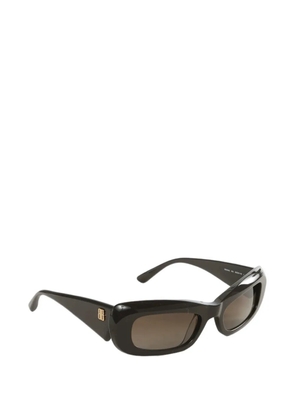Balenciaga Diva rectangle-frame sunglasses - Brown