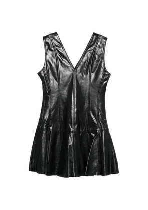 GANNI A-line mini dress - Black