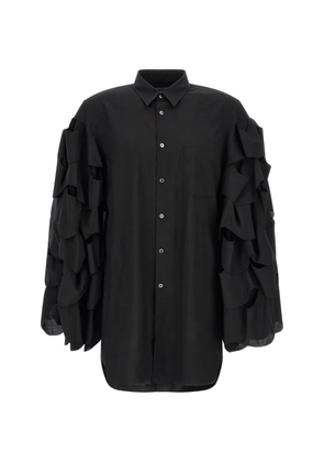 Comme des Garçons Homme Plus draped shirt - Black