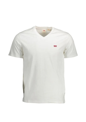 Levi's logo-patch V-neck T-shirt - White