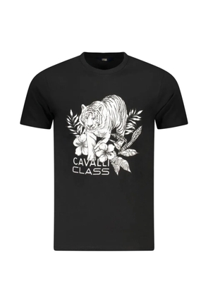 Cavalli Class tiger-print T-shirt - Black
