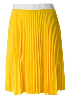 Neil Barrett pleated skirt - Yellow