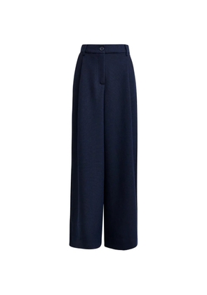 Essentiel Antwerp pleated wide-leg trousers - Blue