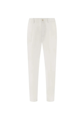 Boggi Milano darted drawstring trousers - White
