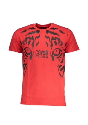 Cavalli Class tiger-print T-shirt - Red