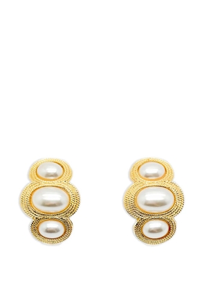 Jennifer Gibson Jewellery 1980s Napier huggie earrings - Gold