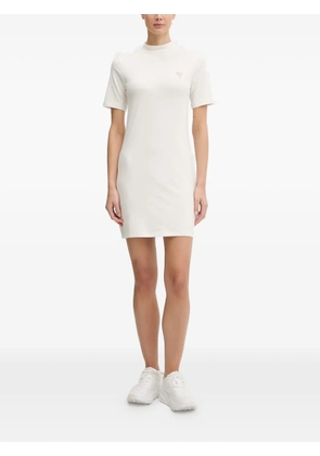 GUESS USA logo-detail mini dress - Neutrals