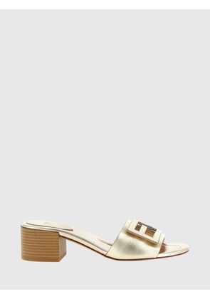 Heeled Sandal FENDI Woman color Grey