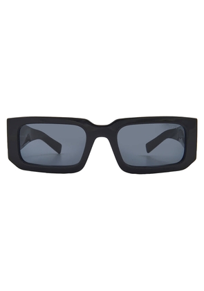 Prada Dark Grey Rectangular Mens Sunglasses PR 06YS 16K2K1 53