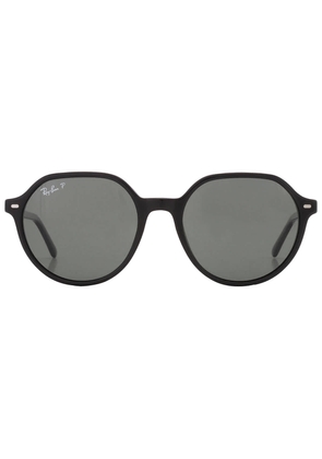 Ray Ban Thalia Polarized Green Square Unisex Sunglasses RB2195 901/58 53