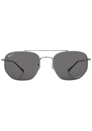 Ray Ban Grey Chromance Irregular Unisex Sunglasses RB3707 004/K8 57