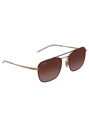 Ray Ban Brown Gradient Square Sunglasses RB3588 905513 55