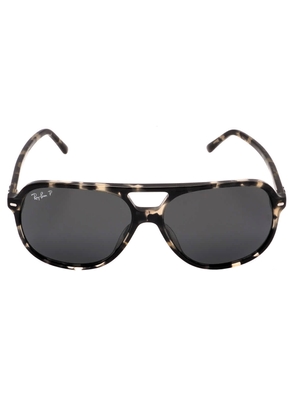 Ray Ban Bill Polarized Black Square Unisex Sunglasses RB2198 133348 56