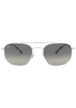 Ray Ban Grey Gradient Irregular Unisex Sunglasses RB3707 003/71 54