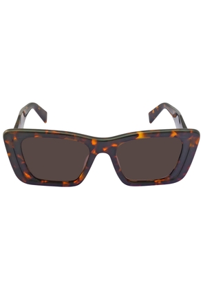 Prada Dark Brown Cat Eye Ladies Sunglasses PR 08YS 01V8C1 51