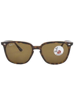 Ray Ban Polarized Brown Square Unisex Sunglasses RB4362 710/83 55