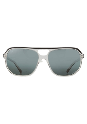 Ray Ban Bill One Polarized Silver/Blue Chromance Navigator Unisex Sunglasses RB2205 1294G6 60