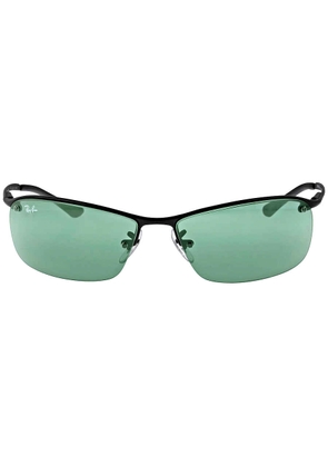 Ray Ban Green Rectangular Mens Sunglasses RB3183 006/71 63