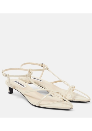 Jil Sander 35 leather sandals
