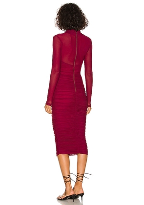 Bardot Aliyah Dress in Burgundy. Size M. Also in XS.