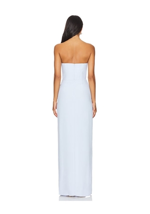 Amanda Uprichard x REVOLVE Wolfe Gown in Baby Blue. Size M. Also in XS, S, L, XL.