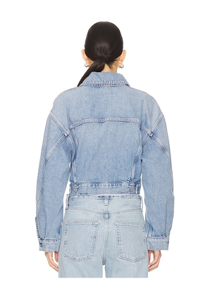 AGOLDE Palmer Jacket in Blue. Size S. Also in XS, M, L.