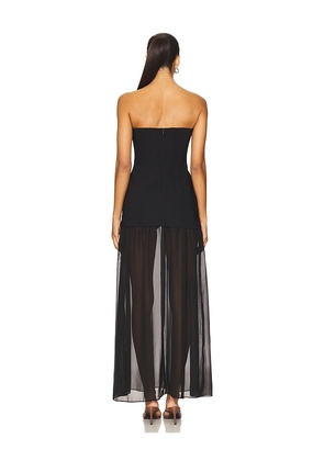 Amanda Uprichard x REVOLVE Linda Dress in Black. Size M. Also in S, L.