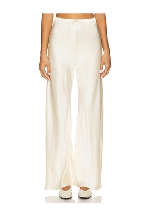 Comme Si Bias Cut Pant in Cream. Size XS. Also in S, M, L.