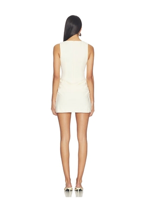 ALL THE WAYS Loxley Mini Dress in Ivory. Size L. Also in M, S, XS, XXS.