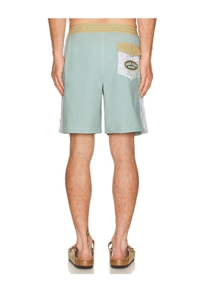 Dark Seas Rincon Boardshort in Sage. Size 30. Also in 32, 34, 36.