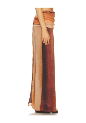 Baobab Sumaq Maxi Skirt in Burnt Orange. Size XS. Also in XL.