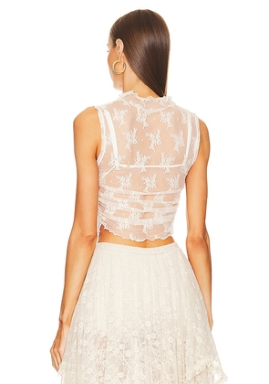 Free People X Intimately FP Solid Nice Try Muscle Top in Cream. Size L. Also in M, S, XS.