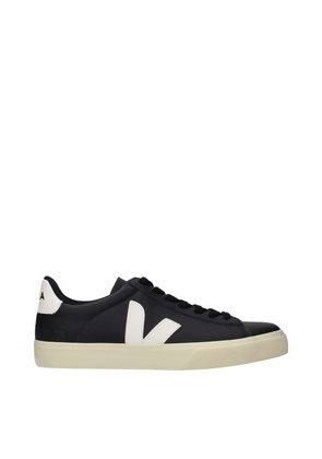 Veja Black Leather Low Top Sneakers - EU40/US7