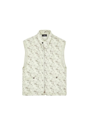 Stone Island Bicolor Polyamide Sleveless Jacket - L