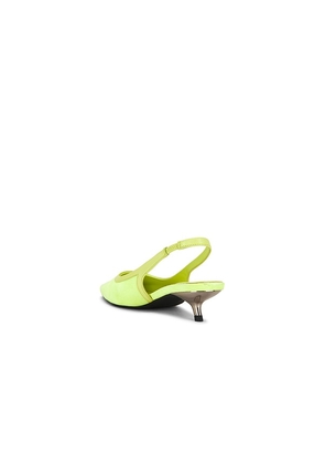 Dirt Slingback Heel in Green. Size 37. Also in 38, 39, 40, 41.