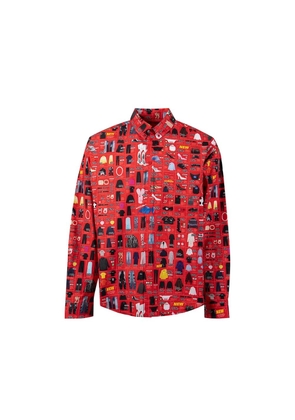 Balenciaga Multicolor Cotton Pattern Shirt - 39