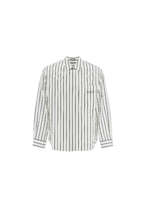 Dior White Cotton Pattern Shirt - 41