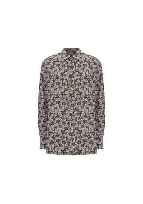 Tom Ford Bicolor Cotton Pattern Shirt - 42